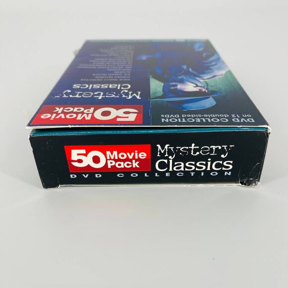 Mystery Classics 50 Movie Pack 12-DVD Collection - Good Used Condition - Picture 7 of 15